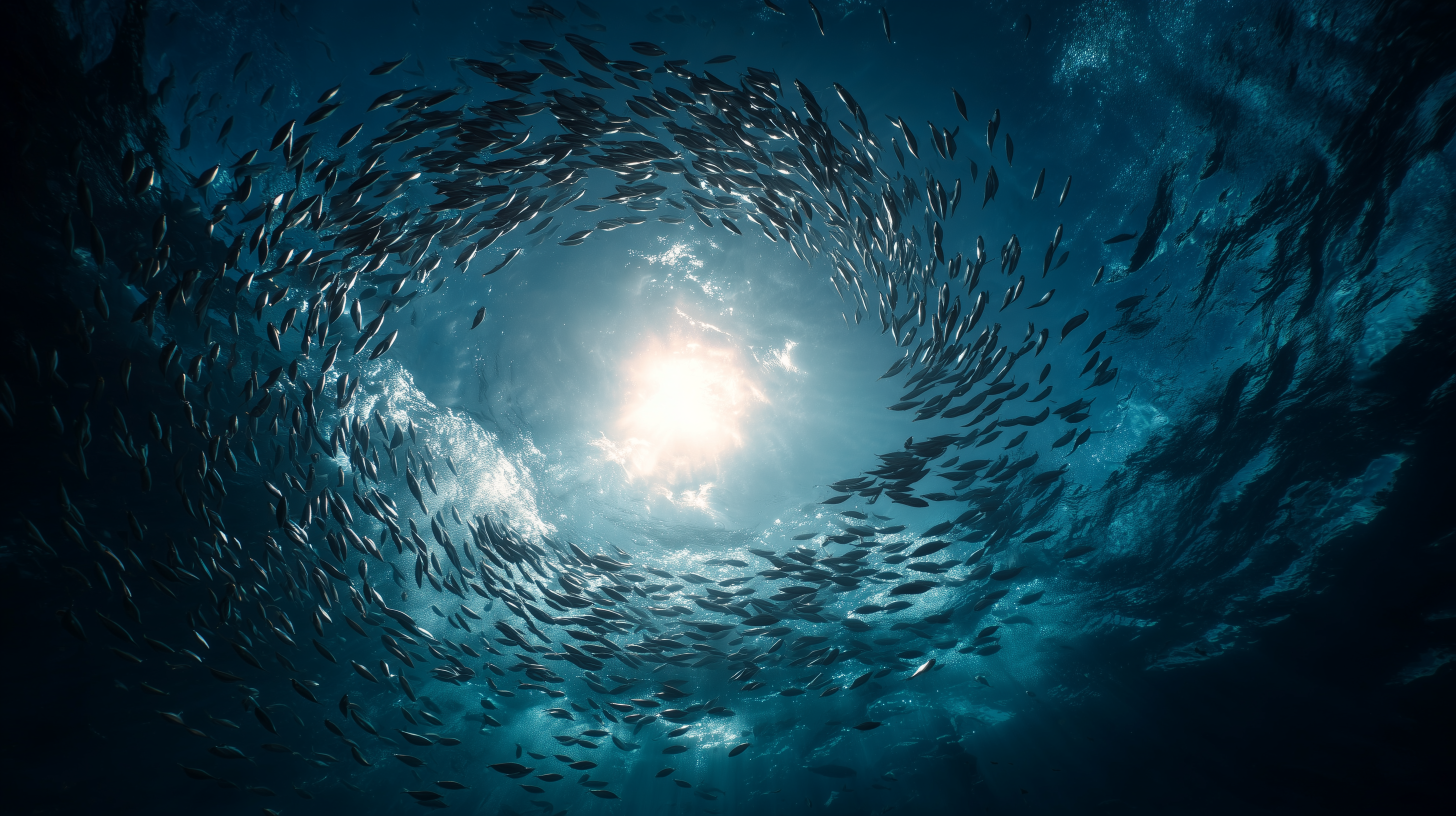 Close-up of vibrant coral reef